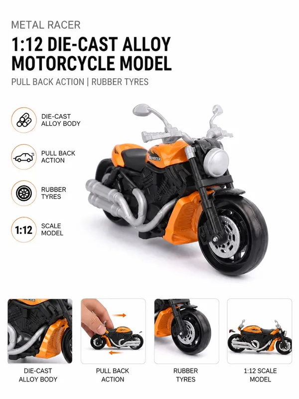 Orange_Die_Cast_Cruiser_Motorcycle_Toy