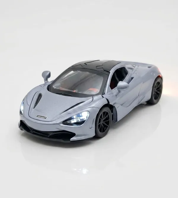 Bigmet_Silver_Mclaren_Die_Cast_Pull_Back_Car_Light_Sound