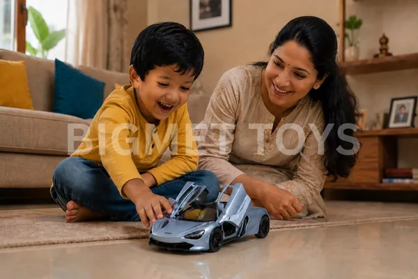Bigmet_Silver_Mclaren_Die_Cast_Pull_Back_Car_Light_Sound