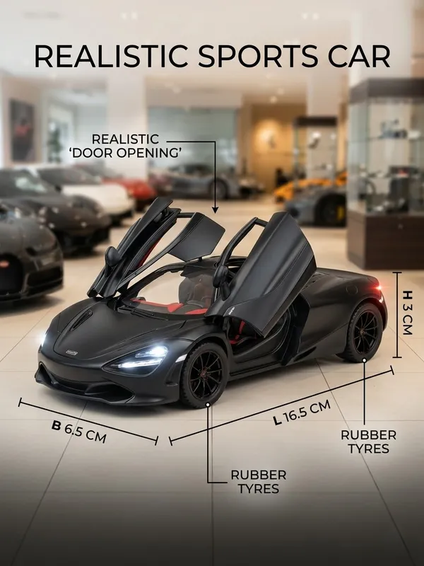 Bigmet_Black_Mclaren_Die_Cast_Pull_Back_Car_Light_Sound