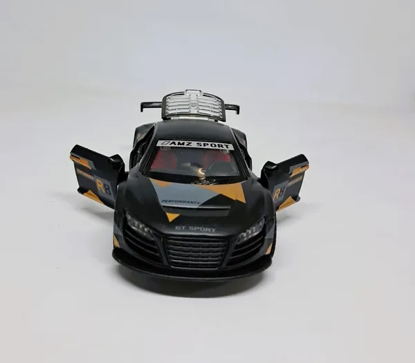 Bigmet_Black_Racing_Sports_Die_Cast_Car_With_Opening_Doors