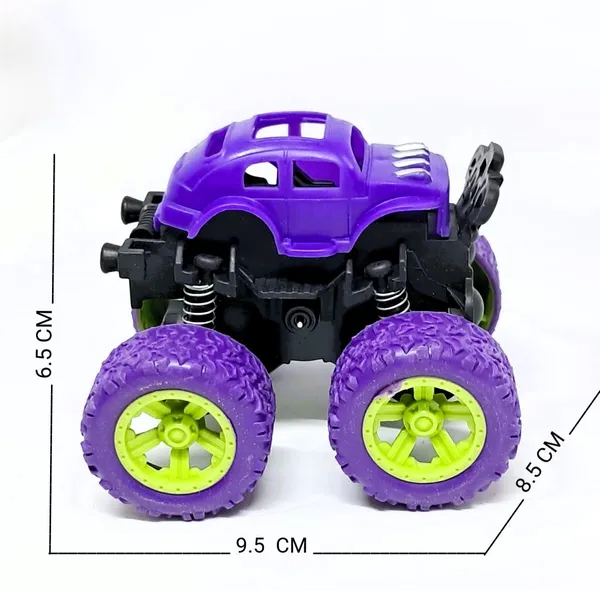 Bigmet_Purple_Orange_Monster_Truck_Plastic_Toy_Set_Of_4