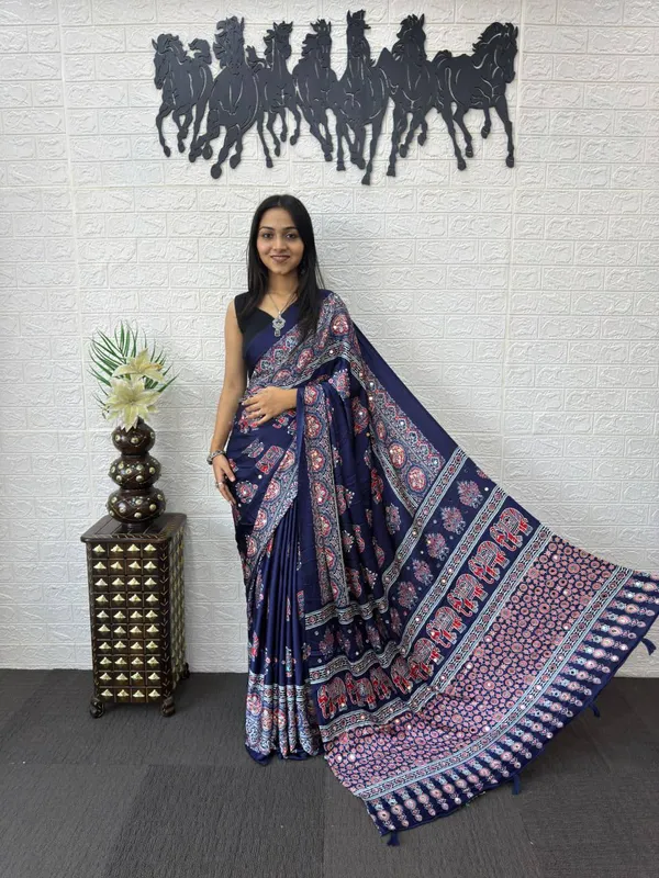 Gajji_Silk_Ajrakh_Saree