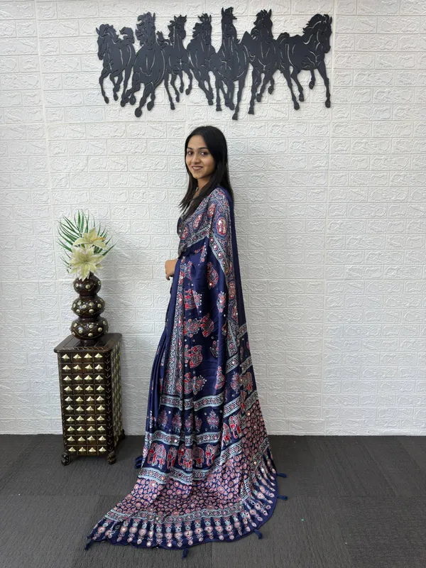 Gajji_Silk_Ajrakh_Saree