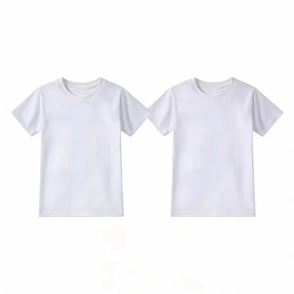 White_Premium_And_Elegant_Polyester_T-Shirt_For_Baby_Boys_And_Baby_Girls_Pack_Of_2