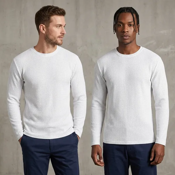 White_Premium_And_Elegant_Polyester_T-Shirt_For_Men_Pack_Of_2