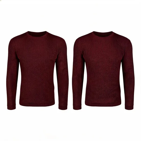 Wine_Premium_And_Elegant_Polyester_T-Shirt_For_Men_Pack_Of_2