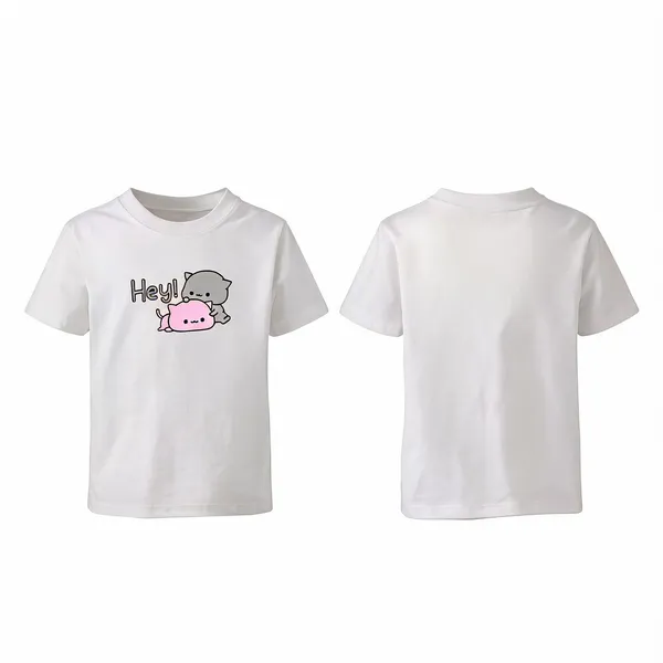 White_Premium_And_Elegant_Polyester_T-Shirt_For_Girls_Pack_Of_2