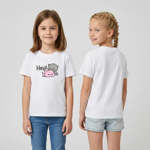 White_Premium_And_Elegant_Polyester_T-Shirt_For_Girls_Pack_Of_2