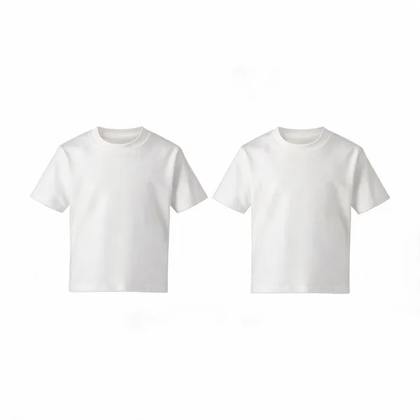 White_Premium_And_Elegant_Polyester_T-Shirt_For_Girls_Pack_Of_2