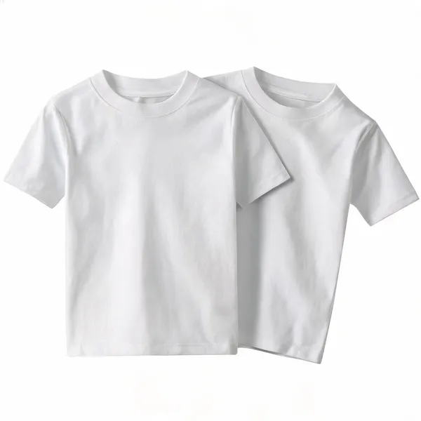 White_Premium_And_Elegant_Polyester_T-Shirt_For_Girls_Pack_Of_2