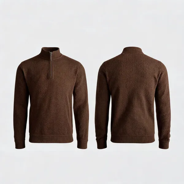 Brown_Premium_And_Elegant_Polyester_T-Shirt_For_Men_Pack_Of_2