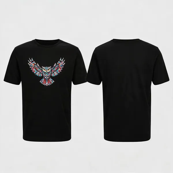 Black_Premium_And_Elegant_Polyester_T-Shirt_For_Men_Pack_Of_2