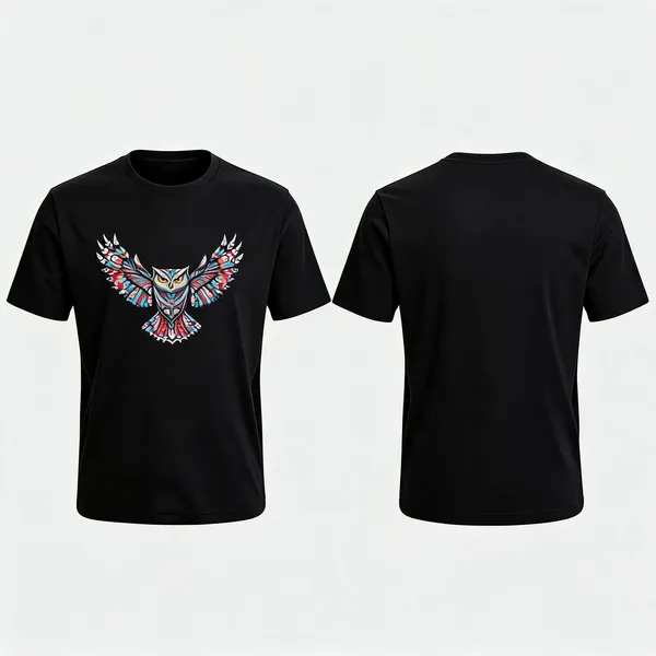 Black_Premium_And_Elegant_Polyester_T-Shirt_For_Men_Pack_Of_2
