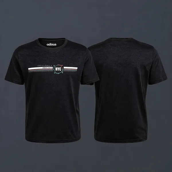 Black_Premium_And_Elegant_Polyester_T-Shirt_For_Men_Pack_Of_2