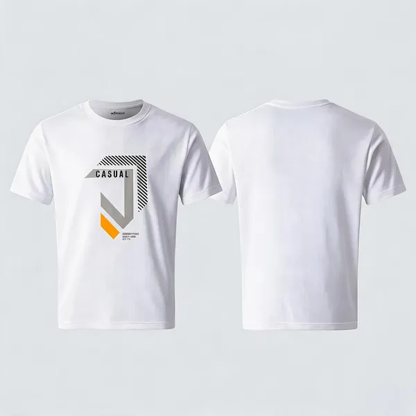 White_Premium_And_Elegant_Polyester_T-Shirt_For_Men_Pack_Of_2