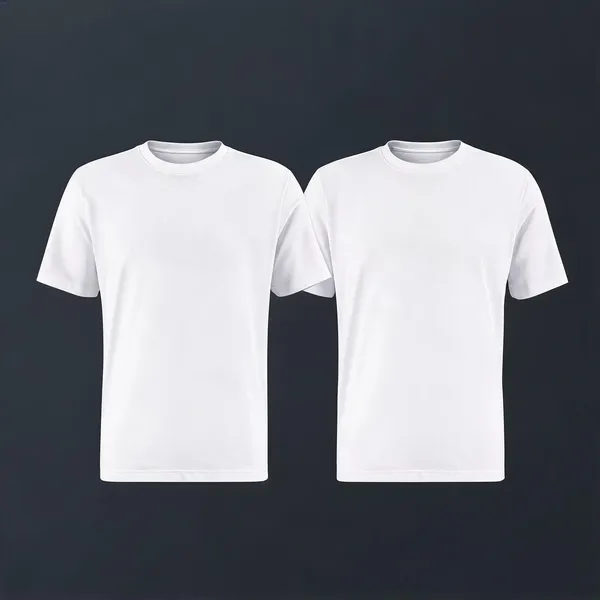 White_Premium_And_Elegant_Polyester_T-Shirt_For_Men_Pack_Of_2