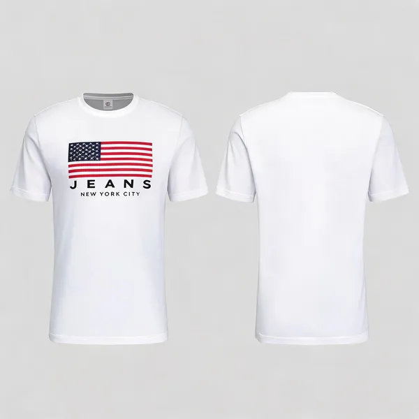 White_Premium_And_Elegant_Polyester_T-Shirt_For_Men_Pack_Of_2