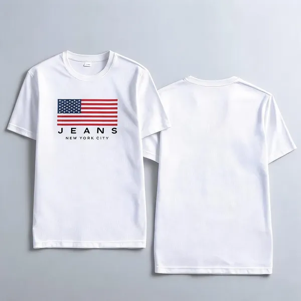 White_Premium_And_Elegant_Polyester_T-Shirt_For_Men_Pack_Of_2