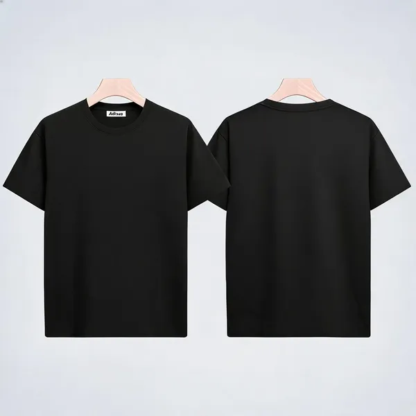 Black_Premium_And_Elegant_Polyester_T-Shirt_For_Men_Pack_Of_2
