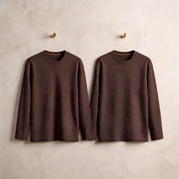 Brown_Premium_And_Elegant_Polyester_T-Shirt_For_Men_Pack_Of_2