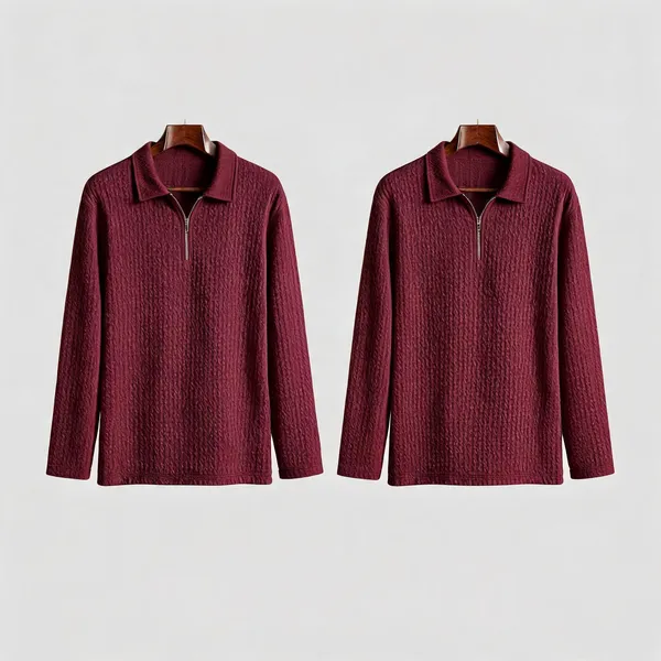 Wine_Premium_And_Elegant_Polyester_T-Shirt_For_Men_Pack_Of_2