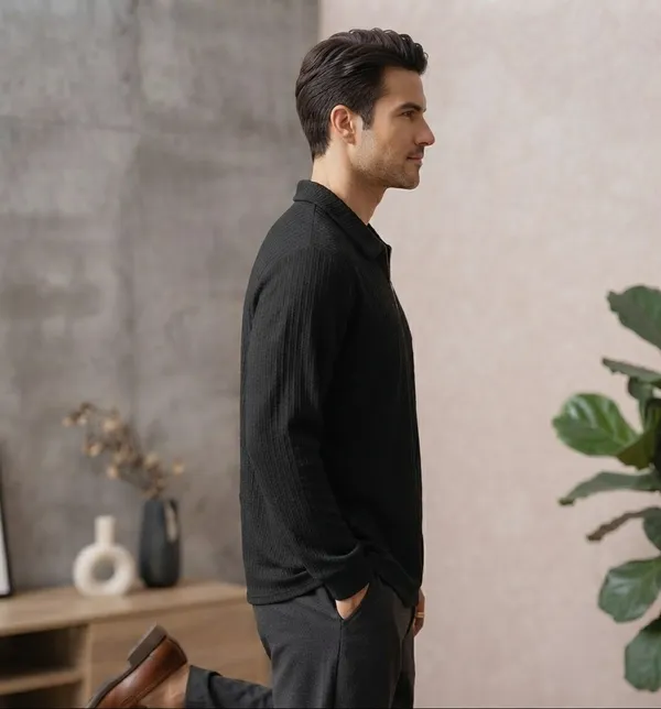 Karara_Cotton_Blend_Full_Sleeve_Half_Zipper_Tshirt