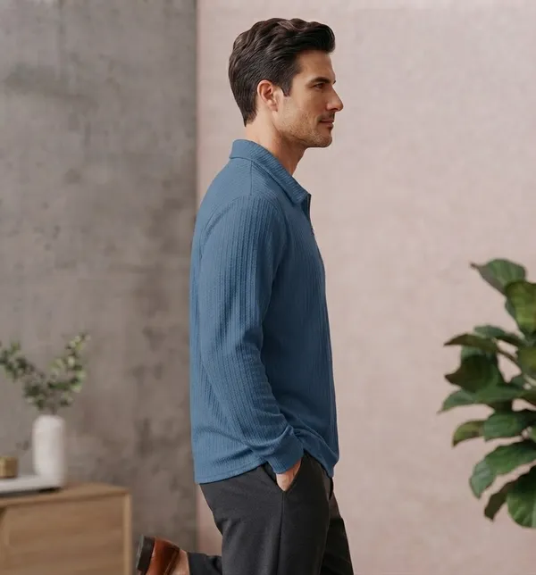Karara_Cotton_Blend_Full_Sleeve_Half_Zipper_Tshirt