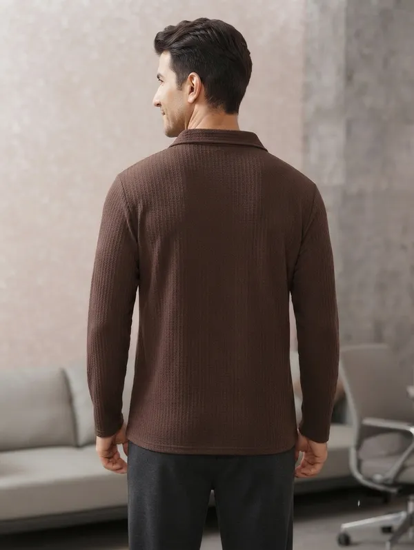 Karara_Cotton_Blend_Full_Sleeve_Half_Zipper_Tshirt