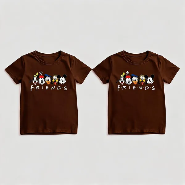 Brown_Premium_And_Elegant_Polyester_T-Shirt_For_Boys_And_Girls_Pack_Of_2