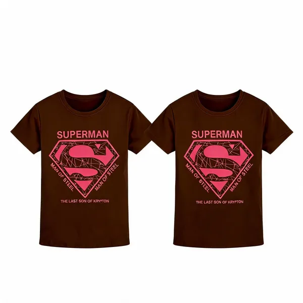 Brown_Premium_And_Elegant_Polyester_T-Shirt_For_Boys_And_Girls_Pack_Of_2