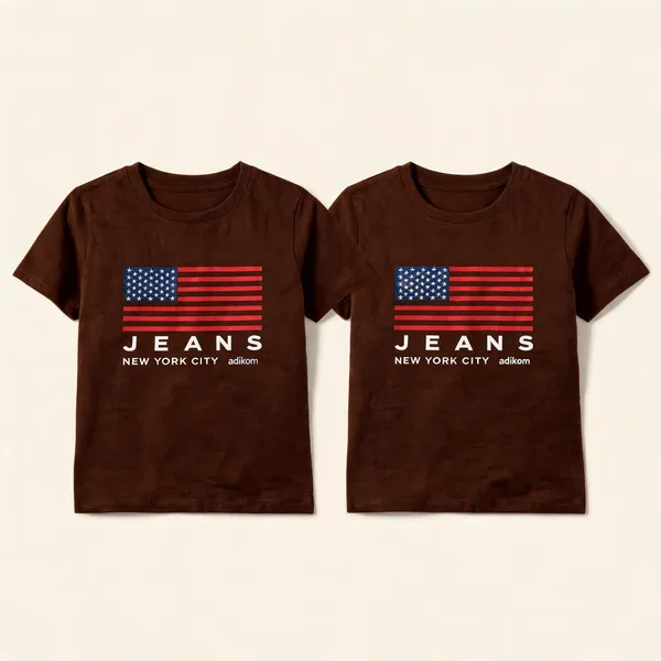 Brown_Premium_And_Elegant_Polyester_T-Shirt_For_Boys_And_Girls_Pack_Of_2