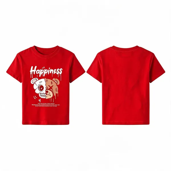 Red_Premium_And_Elegant_Polyester_T-Shirt_For_Boys_And_Girls_Pack_Of_2