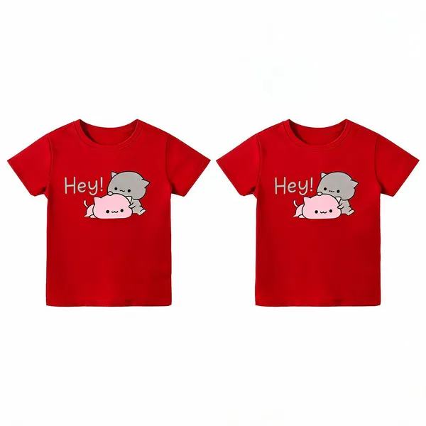 Red_Premium_And_Elegant_Polyester_T-Shirt_For_Boys_And_Girls_Pack_Of_2