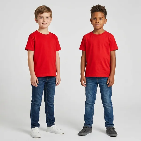 Red_Premium_And_Elegant_Polyester_T-Shirt_For_Boys_And_Girls_Pack_Of_2