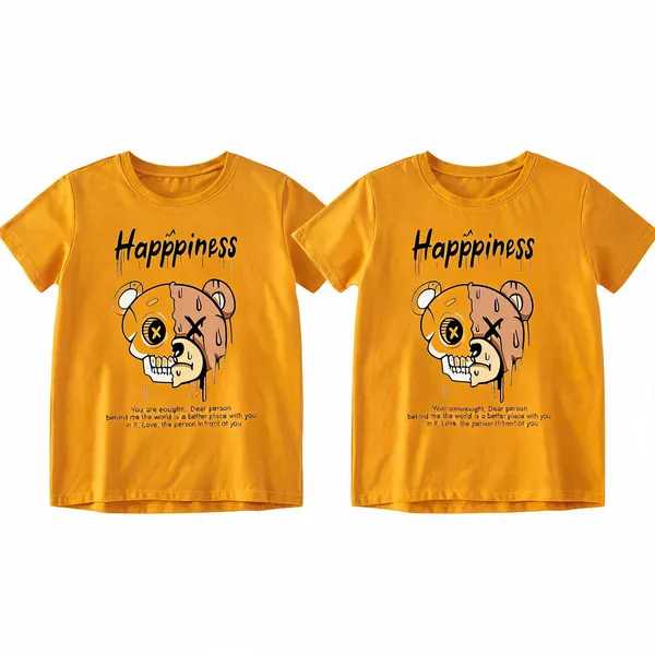 Yellow_Premium_And_Elegant_Polyester_T-Shirt_For_Boys_And_Girls_Pack_Of_2