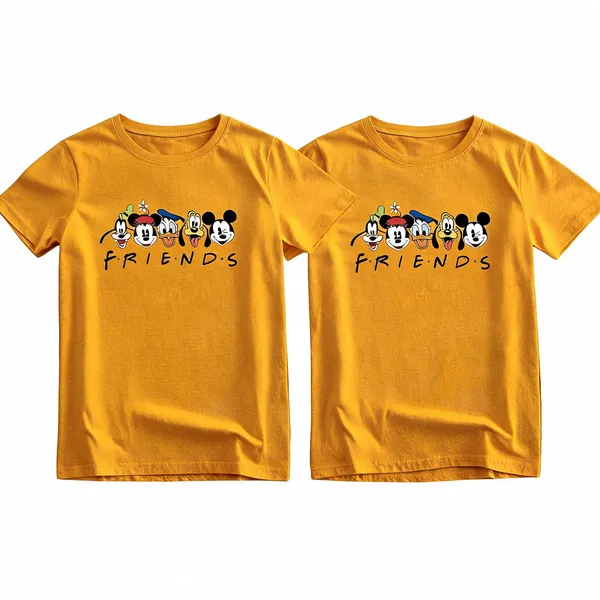 Yellow_Premium_And_Elegant_Polyester_T-Shirt_For_Boys_And_Girls_Pack_Of_2