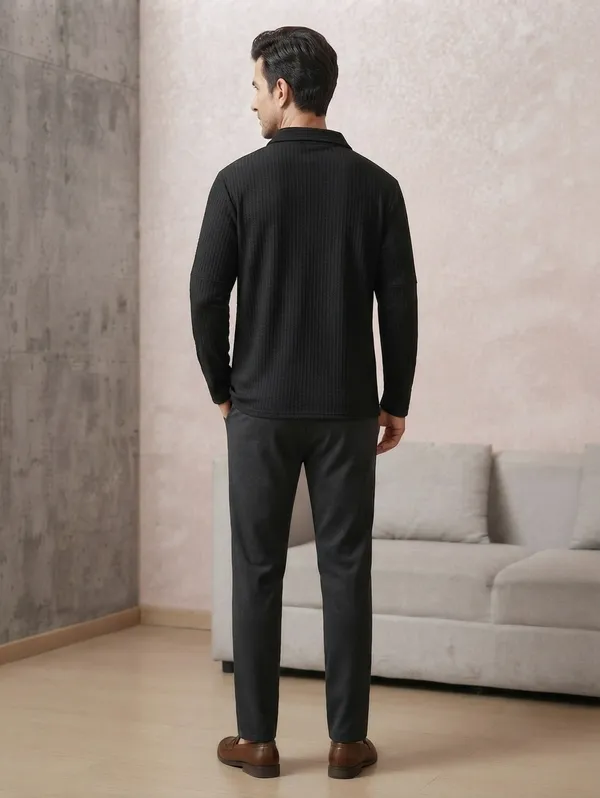 Karara_Cotton_Blend_Full_Sleeve_Half_Zipper_Tshirt