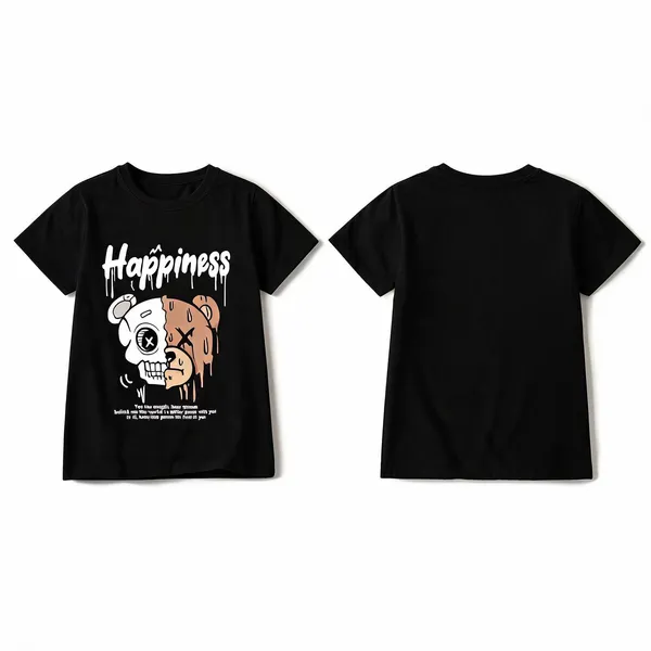 Black_Premium_And_Elegant_Polyester_T-Shirt_For_Boys_And_Girls_Pack_Of_2