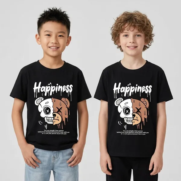 Black_Premium_And_Elegant_Polyester_T-Shirt_For_Boys_And_Girls_Pack_Of_2