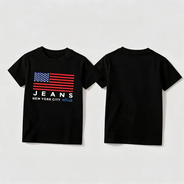 Black_Premium_And_Elegant_Polyester_T-Shirt_For_Boys_And_Girls_Pack_Of_2