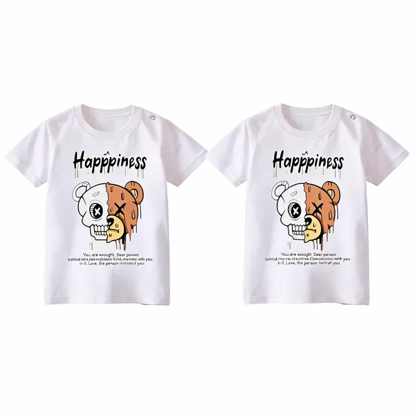 White_Premium_And_Elegant_Polyester_T-Shirt_For_Boys_And_Girls_Pack_Of_2