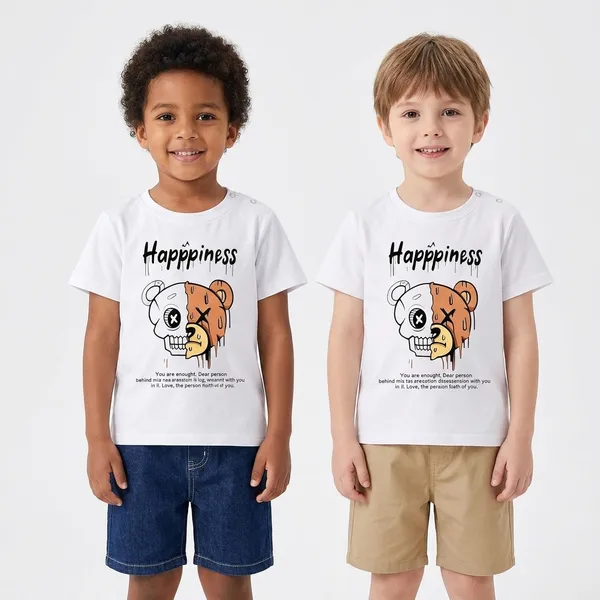 White_Premium_And_Elegant_Polyester_T-Shirt_For_Boys_And_Girls_Pack_Of_2