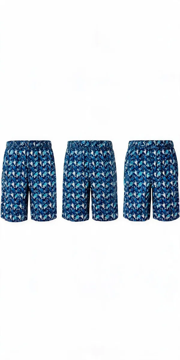 Blue_Premium_And_Elegant_Polyester_Shorts_For_Boys_Pack_Of_3