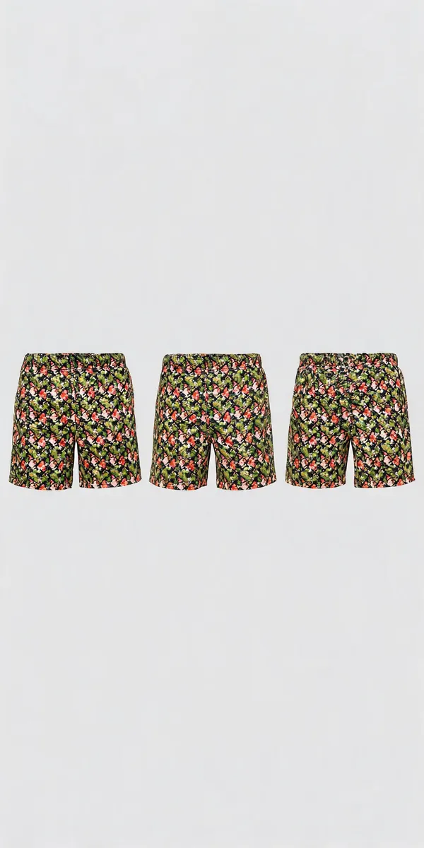 Green_Premium_And_Elegant_Polyester_Shorts_For_Boys_Pack_Of_3