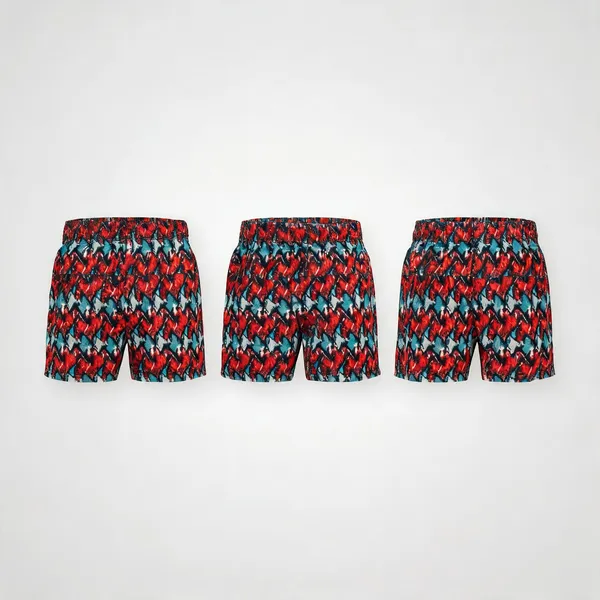 Red_Premium_And_Elegant_Polyester_Shorts_For_Boys_Pack_Of_3