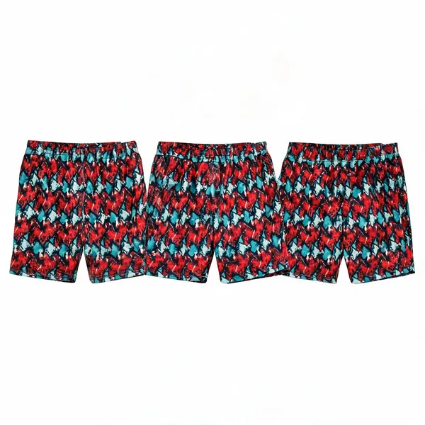 Red_Premium_And_Elegant_Polyester_Shorts_For_Boys_Pack_Of_3
