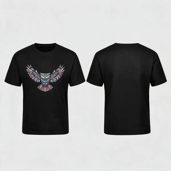 Black_Premium_And_Elegant_Polyester_T-Shirt_For_Men_Pack_Of_2
