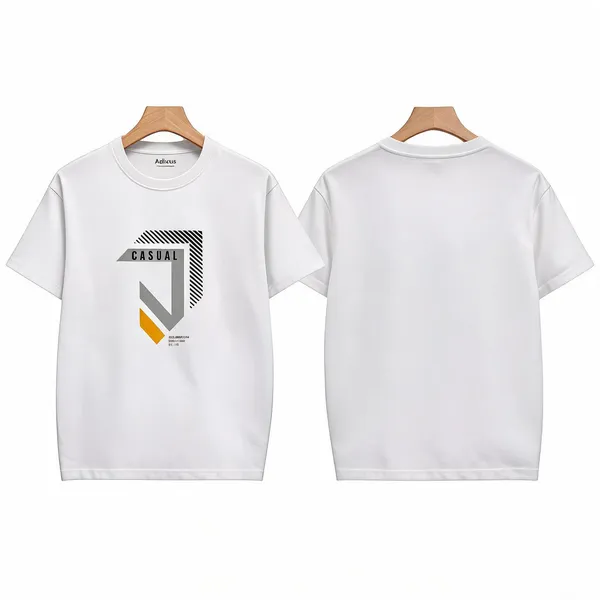 White_Premium_And_Elegant_Polyester_T-Shirt_For_Men_Pack_Of_2