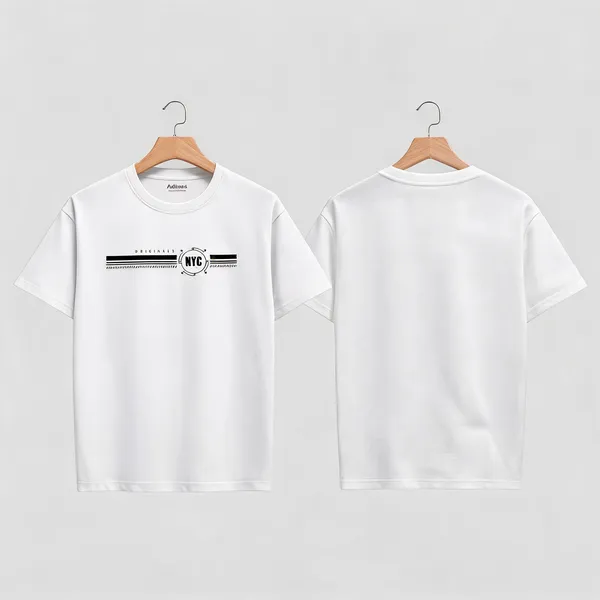 White_Premium_And_Elegant_Polyester_T-Shirt_For_Men_Pack_Of_2